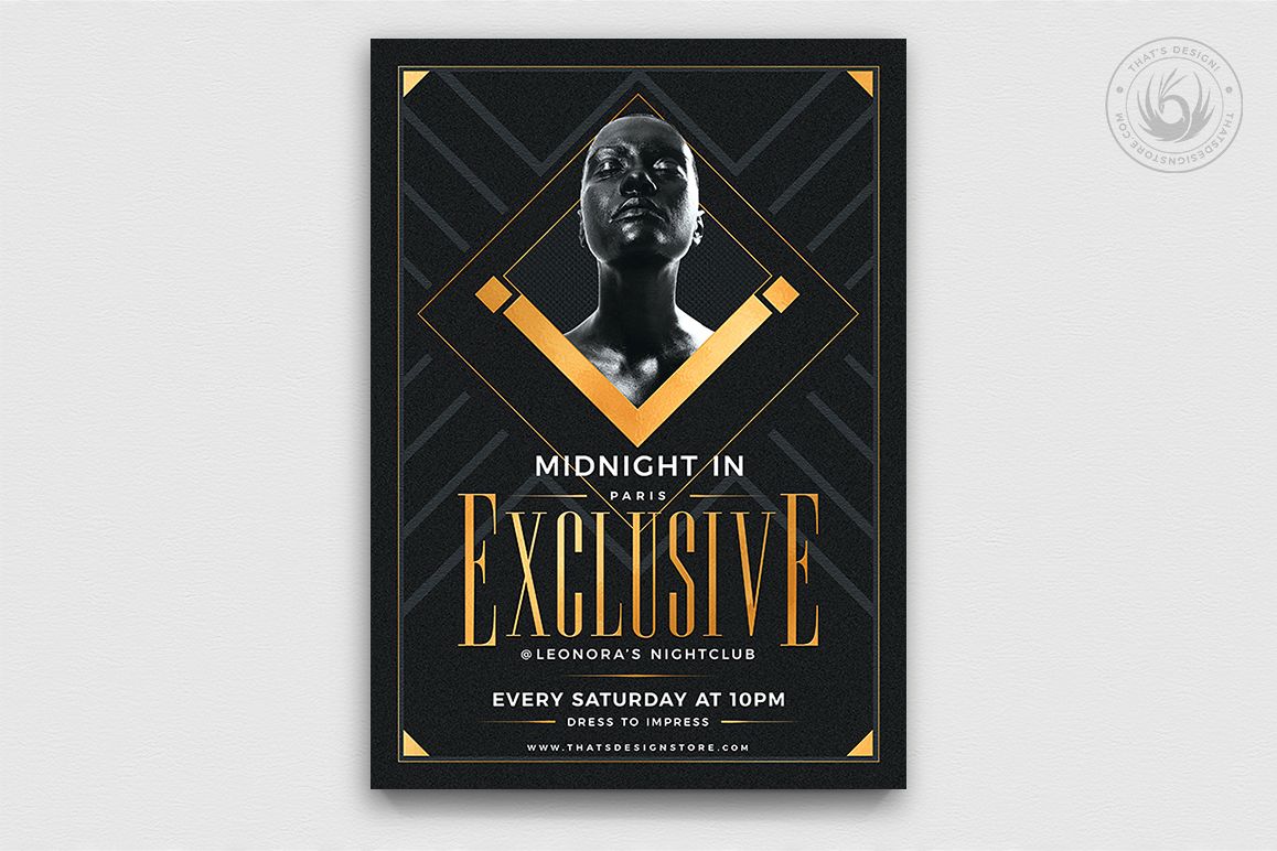Exclusive Party Flyer Template example image 1