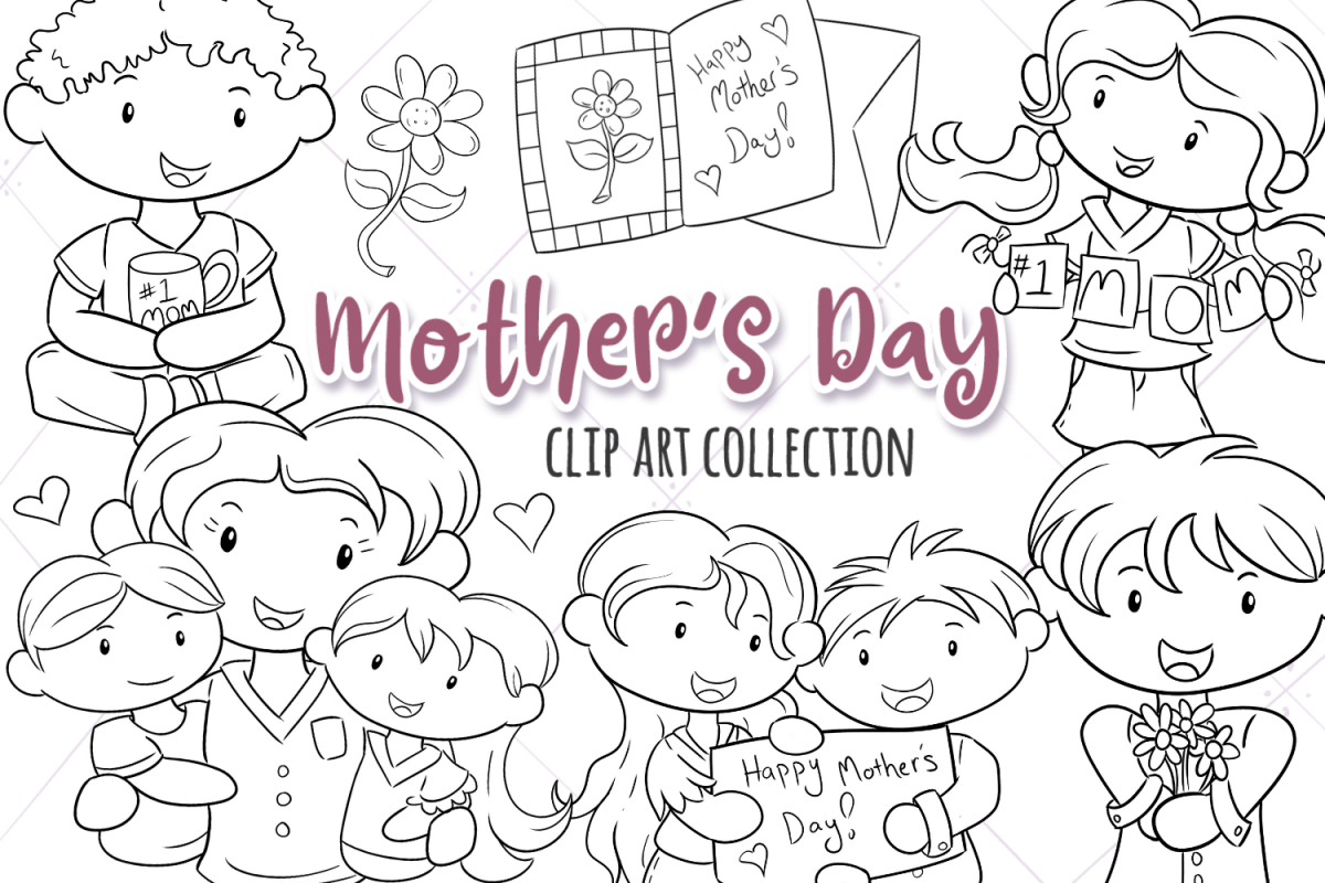 Mother's Day Digital Stamps example image 1