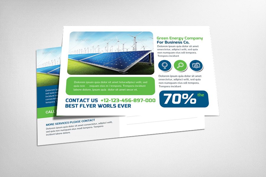 Green Energy Postcard example image 1
