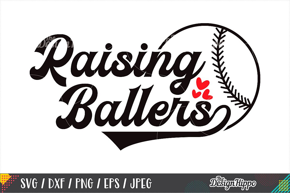 Download Raising Ballers SVG, Baseball, Softball, SVG DXF PNG Files