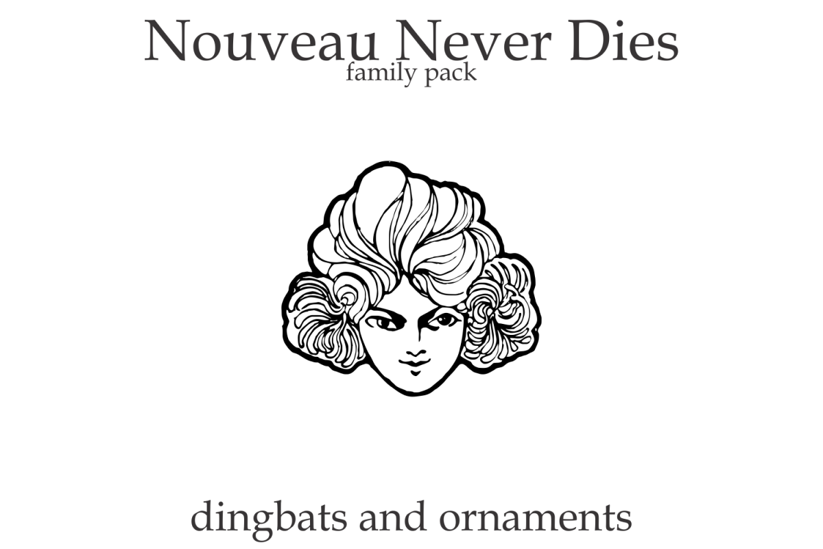 Free Nouveau Never Dies Family Script Fonts