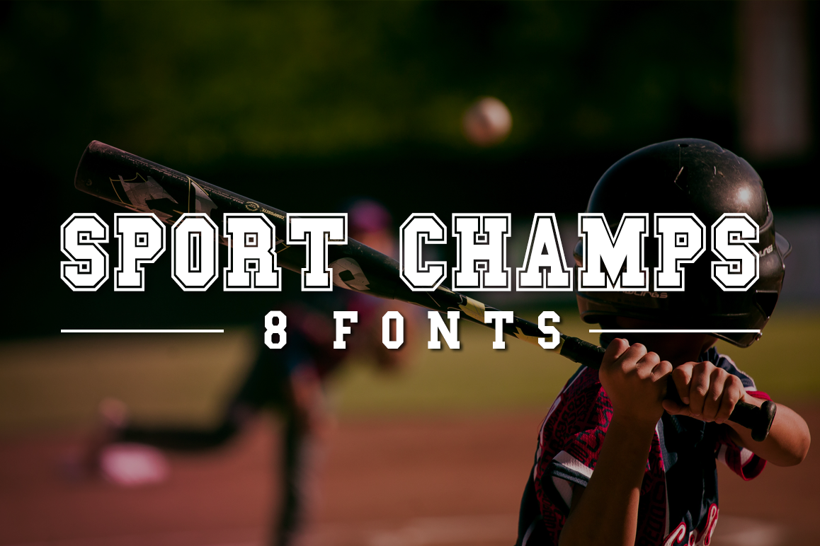Sport Champs Font Pack | Sports Font example image 1