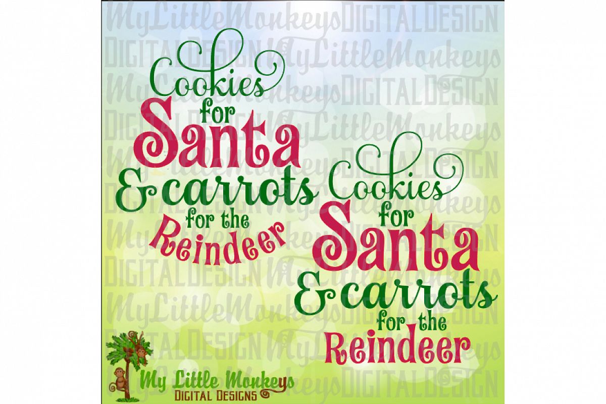 Cookies for Santa Carrots for the Reindeer example image 1