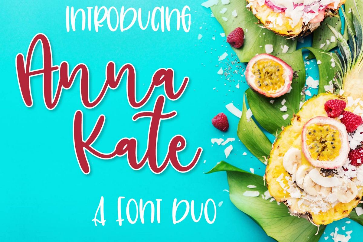 Anna Kate - Font Duo example image 1