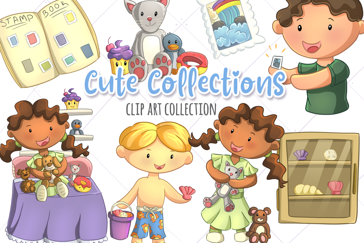 Cute Collections Clip Art example image 1