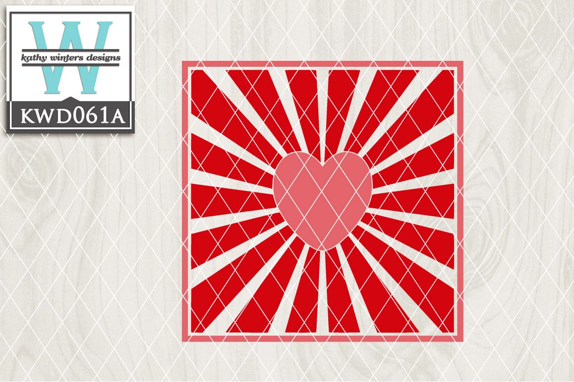 Valentines Cutting File KWD061A example image 1