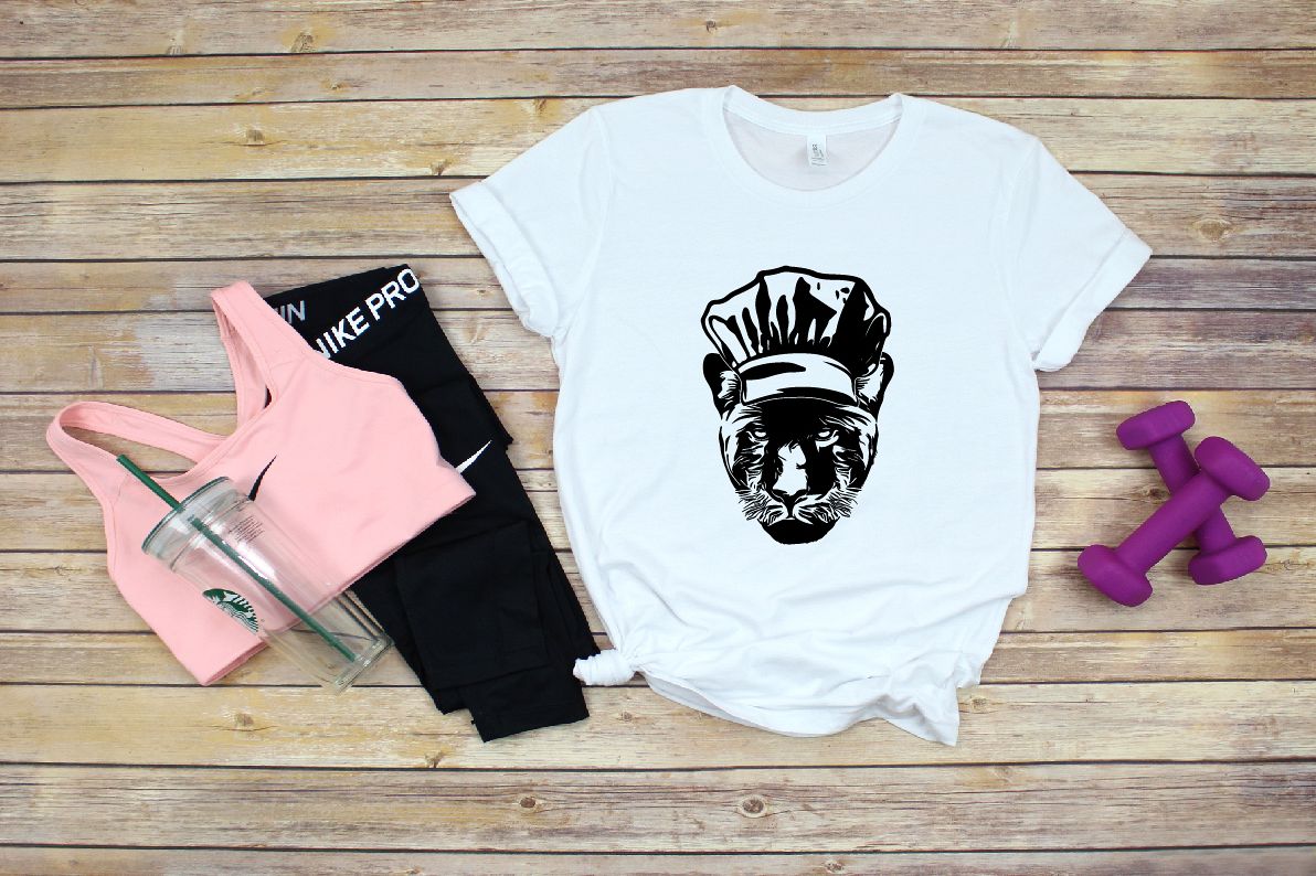 Panther chef hat SVG, 1549 example image 1