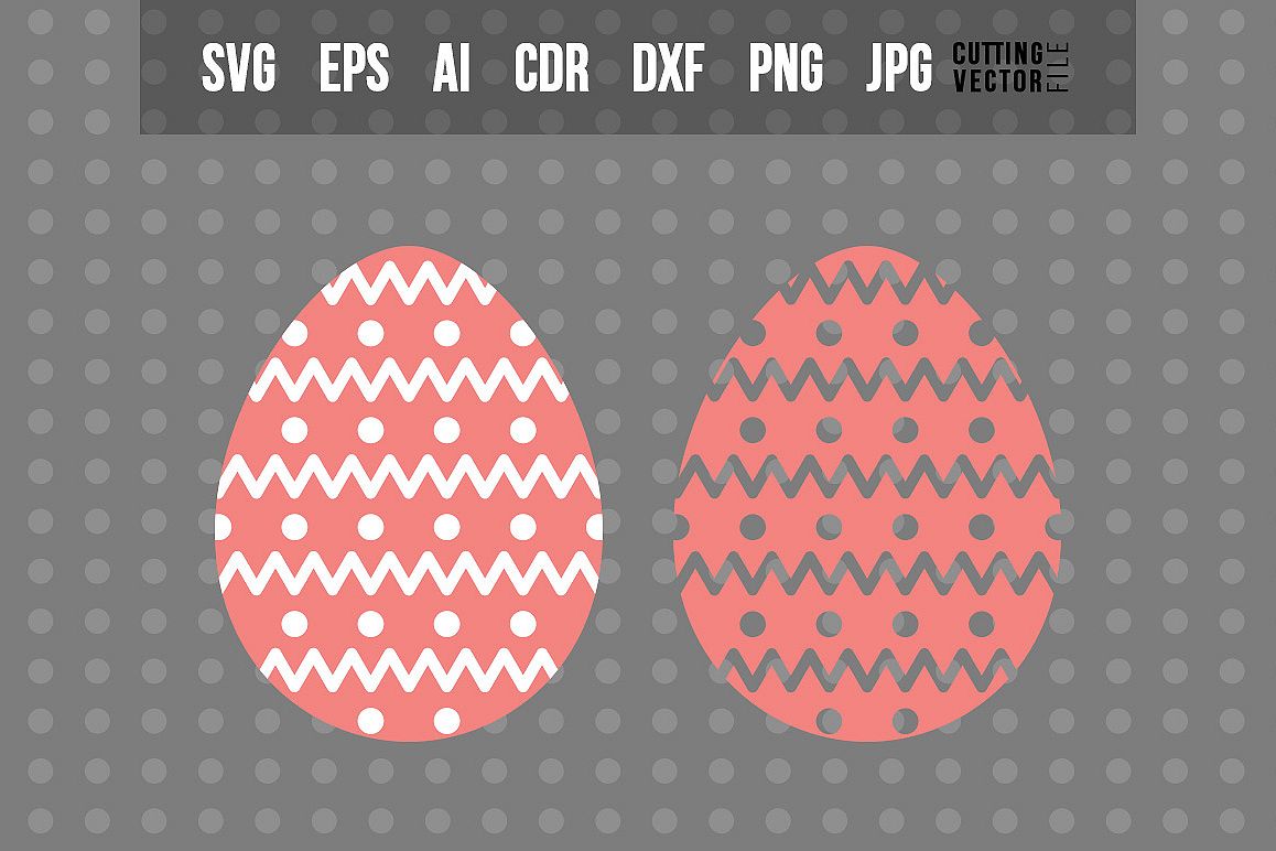 Easter Egg SVG - Vector Design example image 1