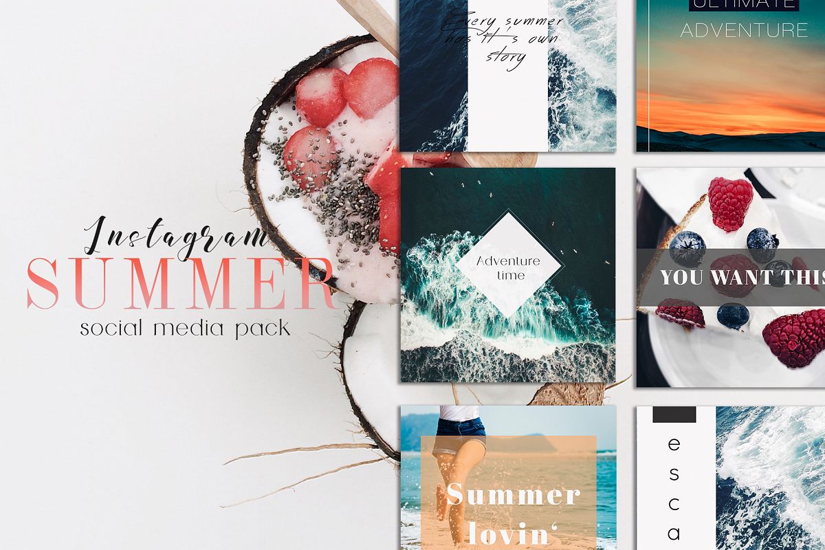 Sweet Summer Instagram Pack example image 1