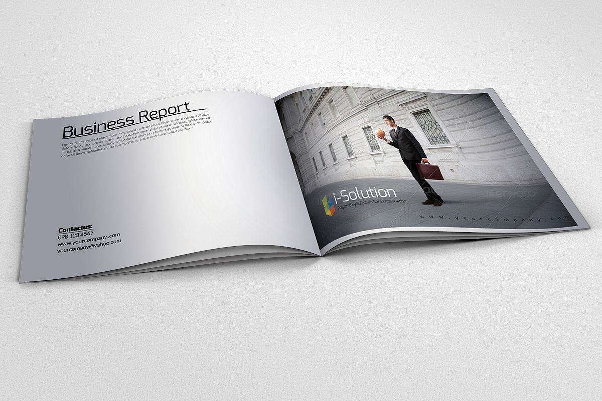 Business Square Bifold Brochure example image 1