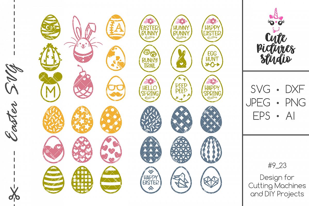 Download Happy Easter egg SVG cut file bundle, Funny egg SVG clipart
