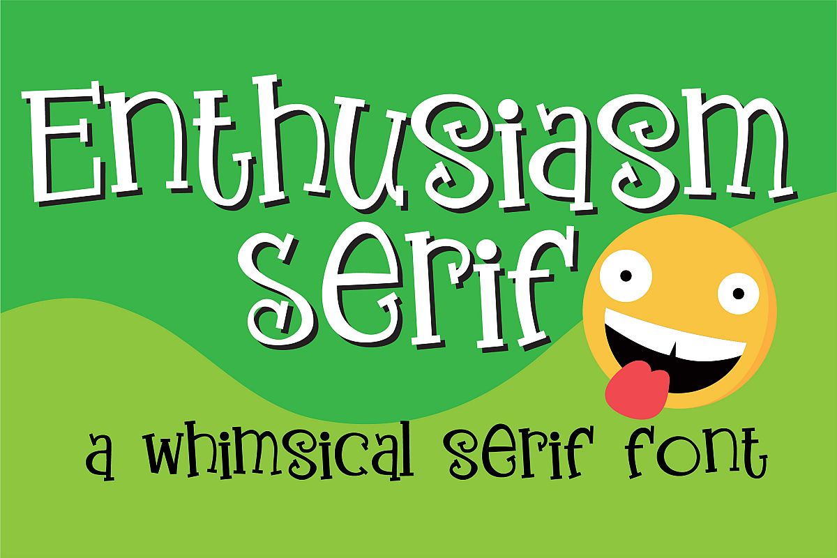 ZP Enthusiasm Serif example image 1