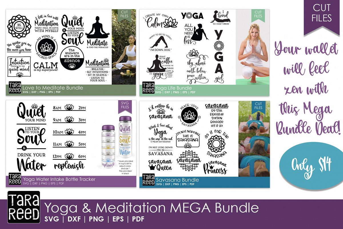 Yoga and Meditation MEGA Bundle example image 1