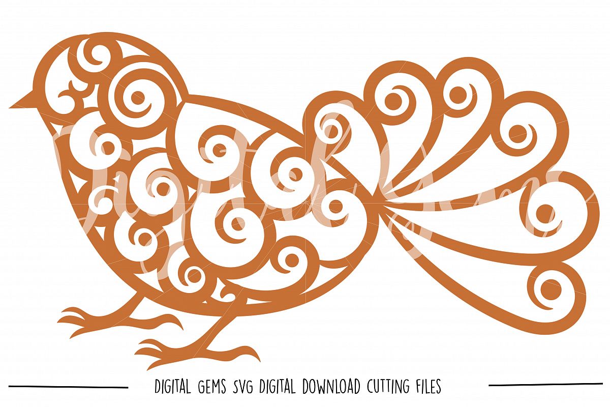 Bird SVG / DXF / EPS / PNG files example image 1