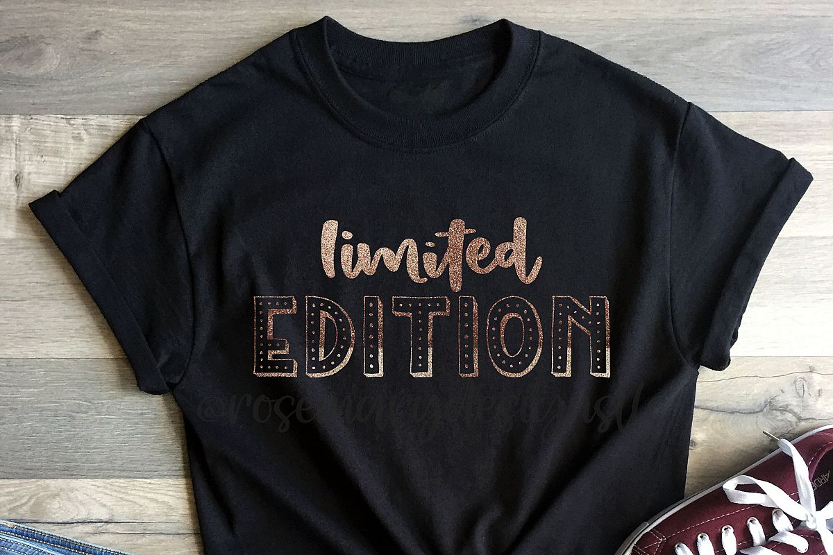 Limited Edition SVG example image 1