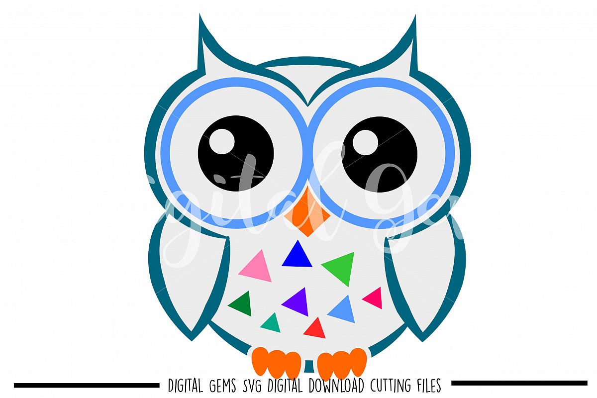 Owl SVG / DXF / EPS / PNG files example image 1