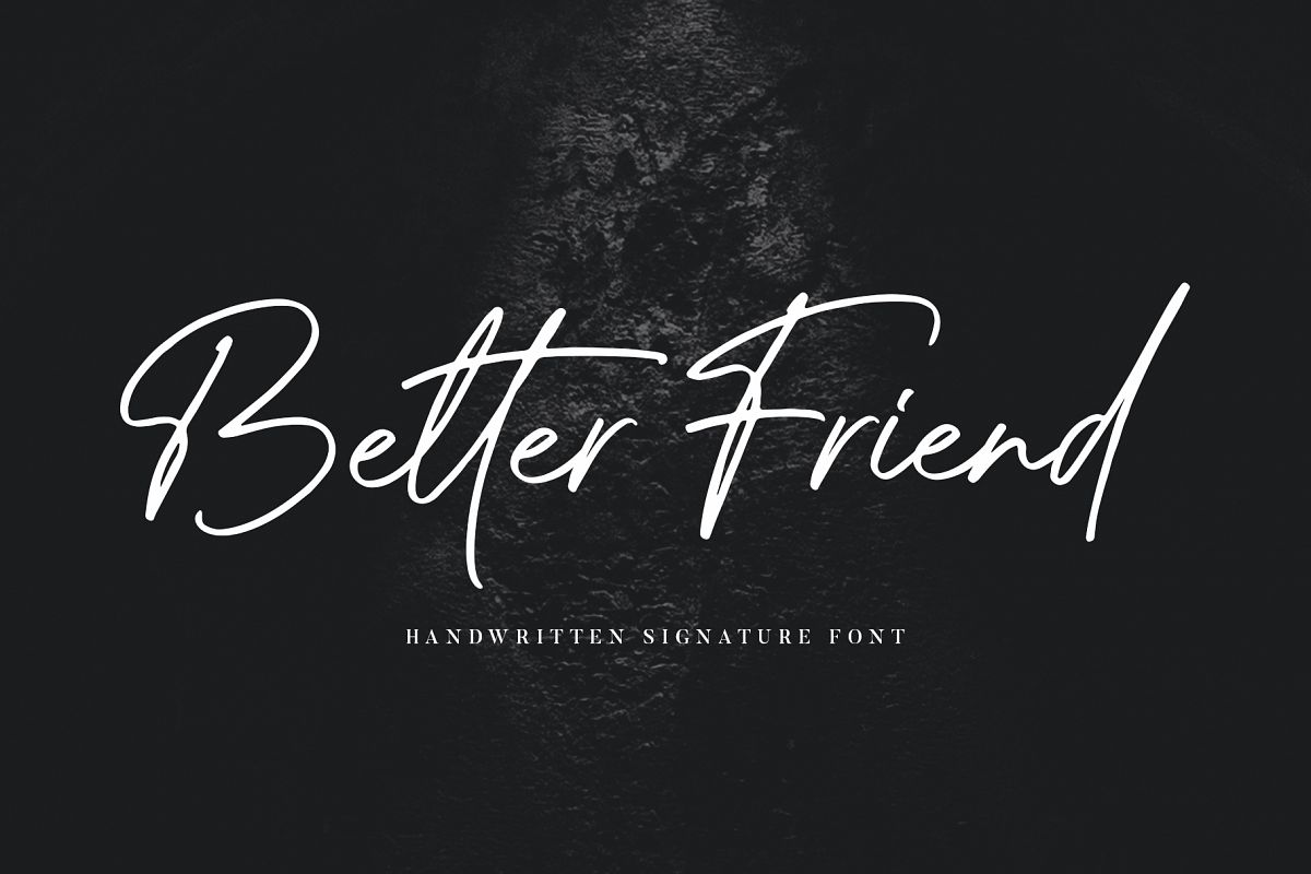 Better Friend Font example image 1