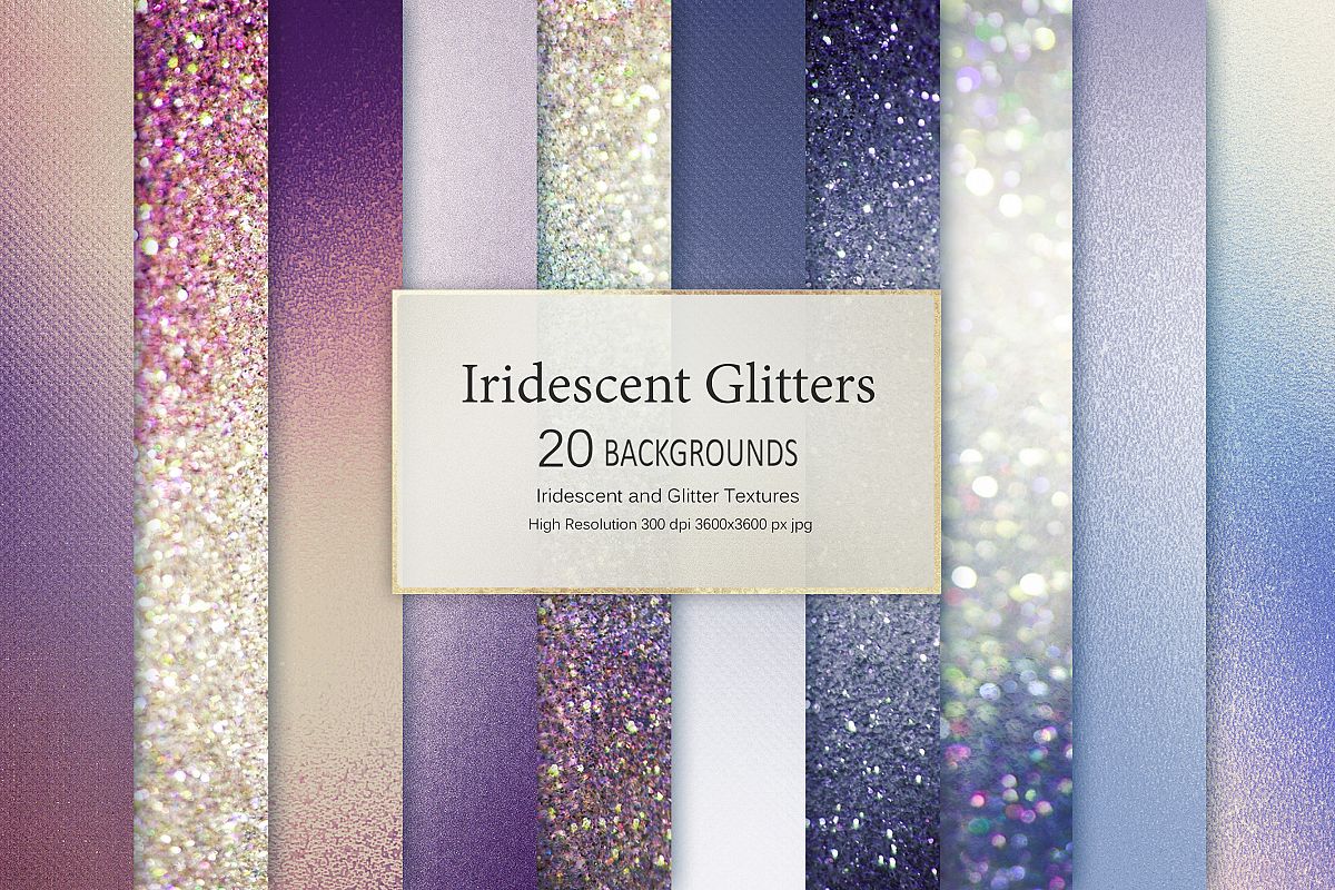 Iridescent and Glitter Textures example image 1