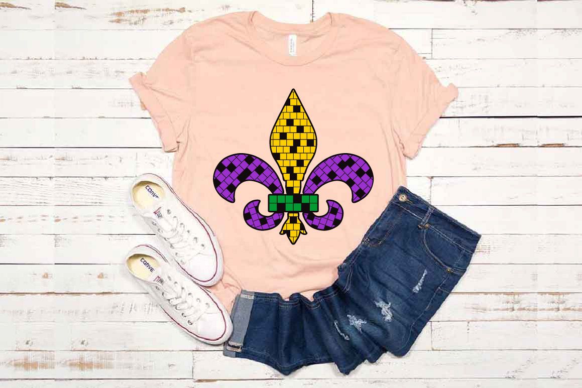 Download Mardi Gras Bricks Svg Fleur De Lis Fat Tuesday 1660s