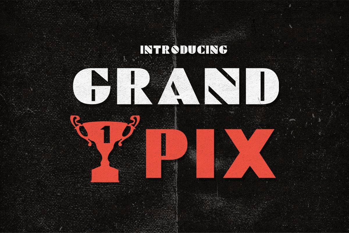 Grand Pix Font example image 1