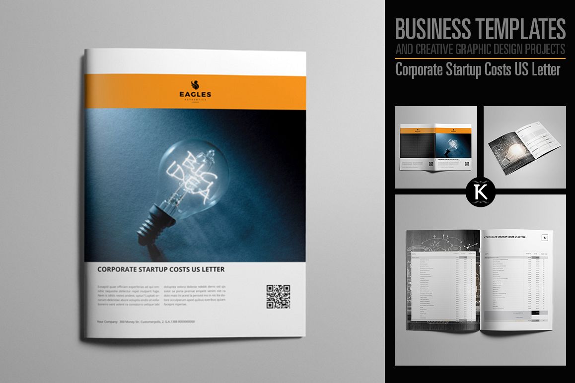 Corporate Startup Costs US Letter example image 1