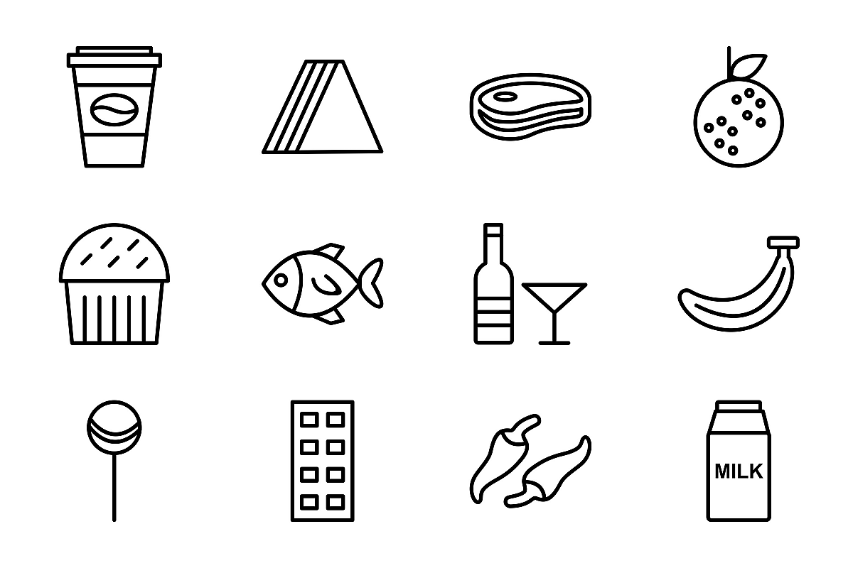 Set Of Food Icons example image 1