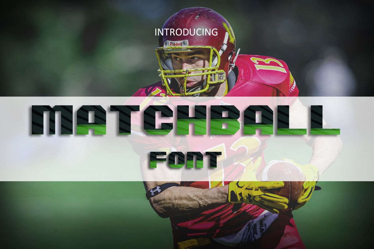 MatchBall Font example image 1