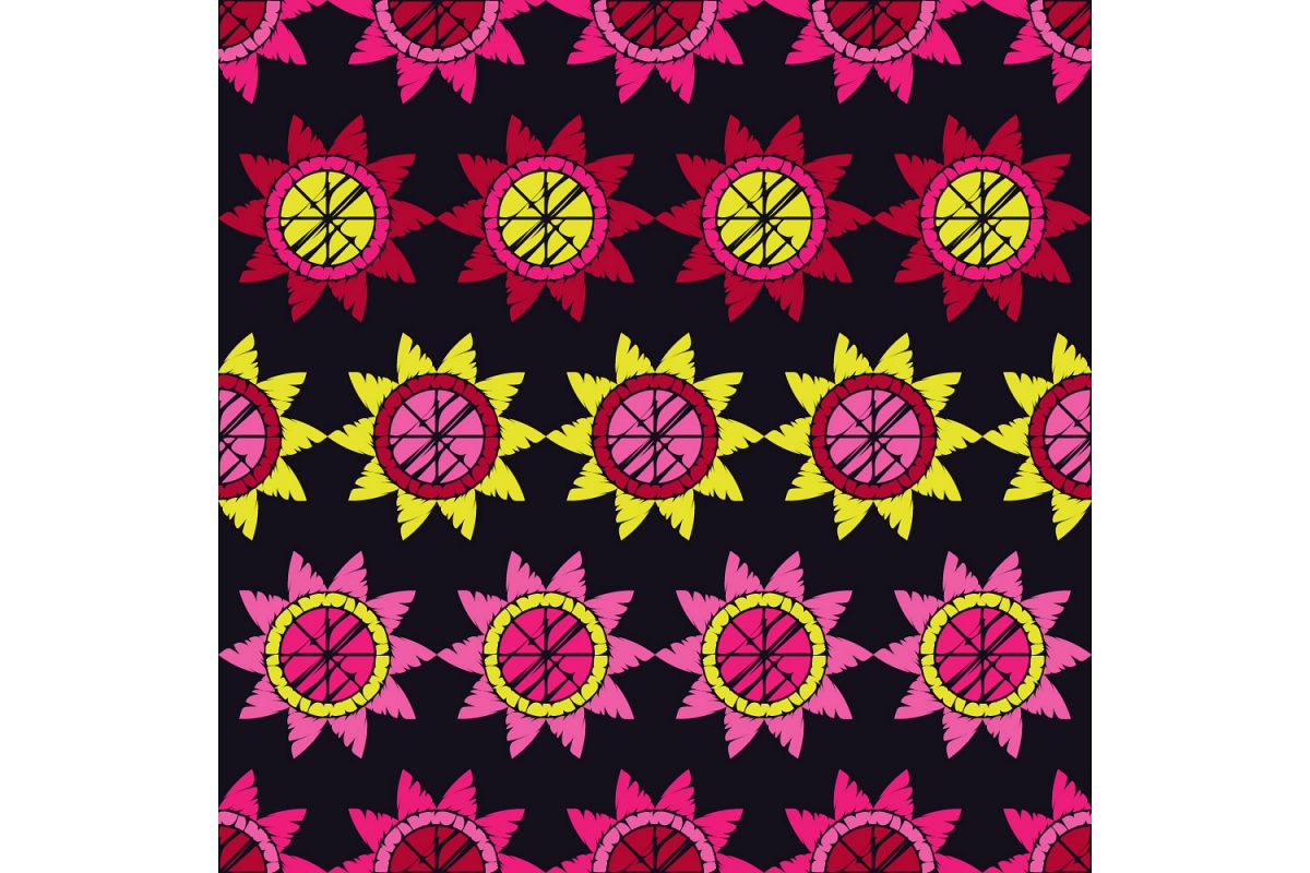 Polka dot ornament. Set of 10 seamless patterns. example image 1