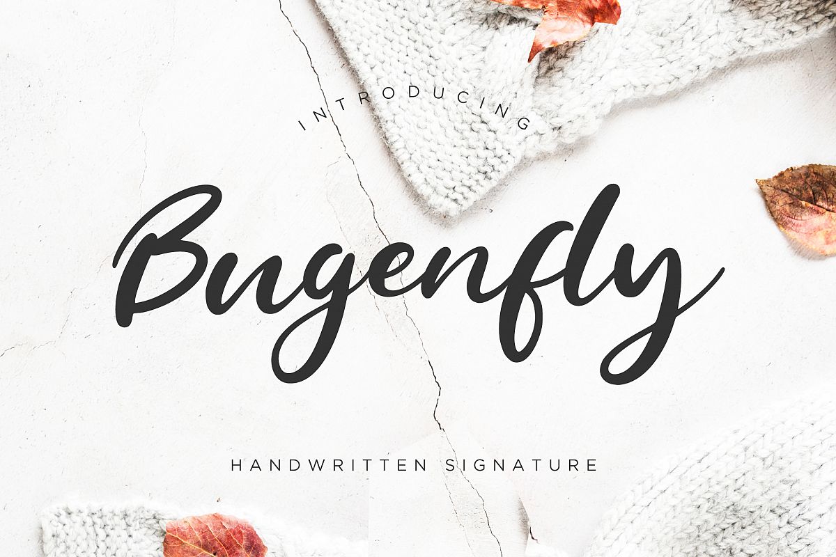 Bugenfly Handwritten Signature example image 1
