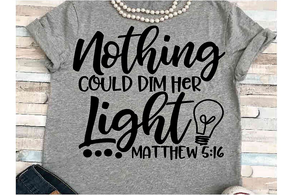 Faith svg DXF JPEG Silhouette Cameo Cricut Nothing dim Light example image 1