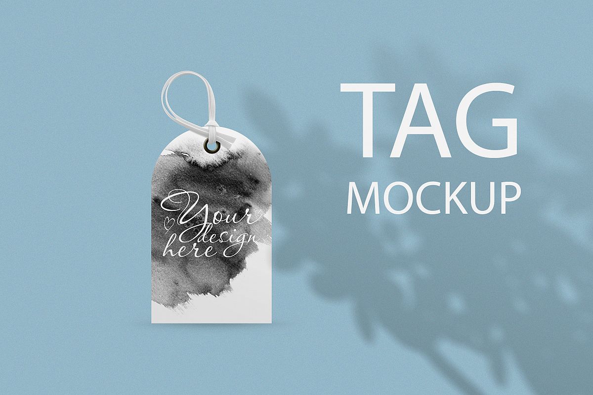 Label tag mockup example image 1