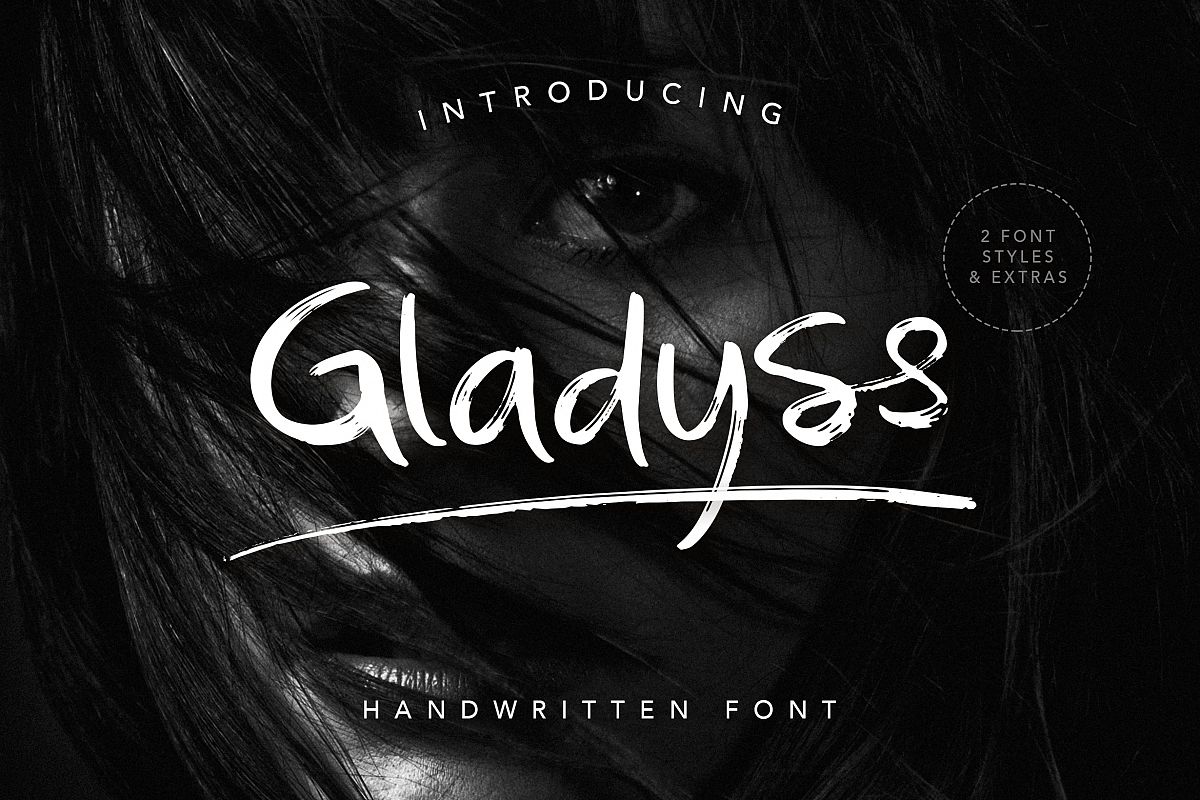 Gladyss Handwritten Font example image 1