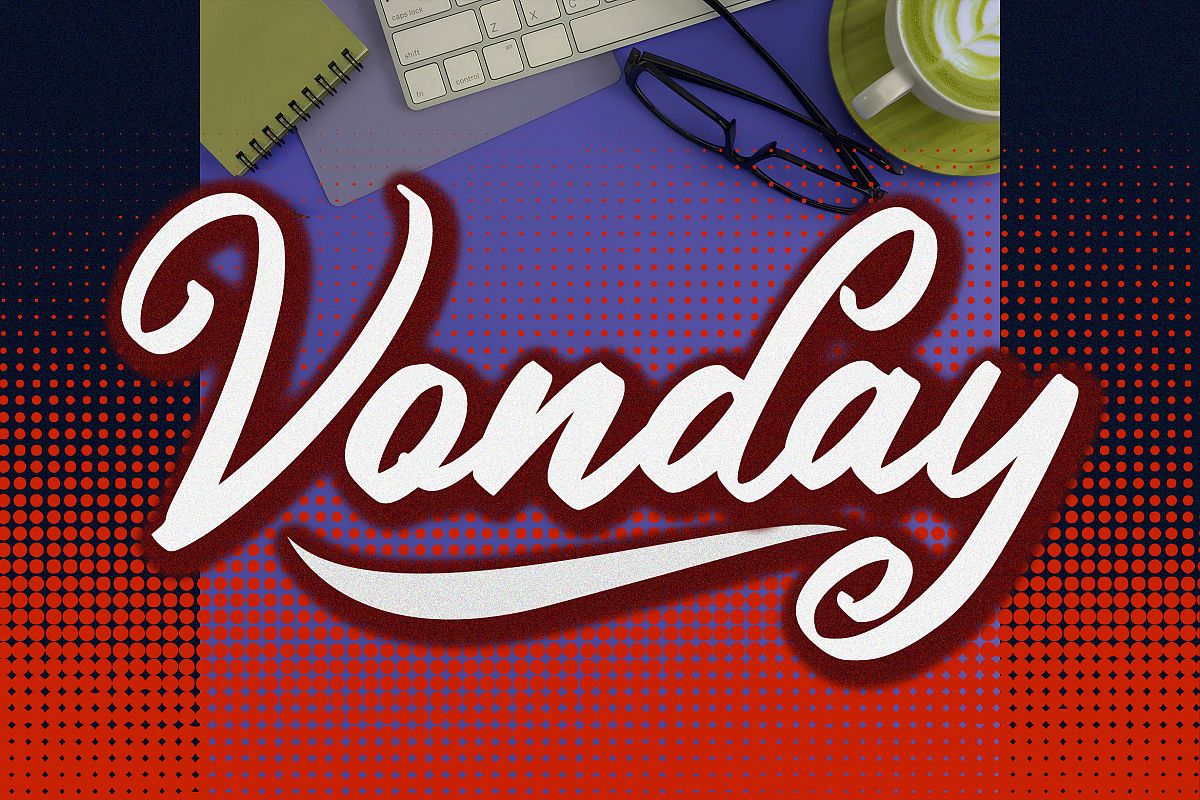 Vonday Font example image 1