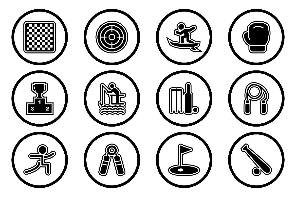 Set Of Sports And Game Icons example image 1