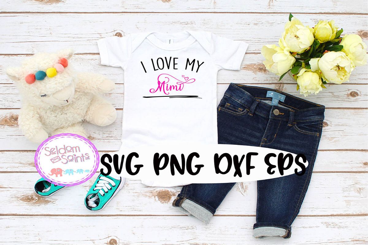 Download I Love My Mimi SVG PNG EPS DXF (373963) | SVGs | Design ...