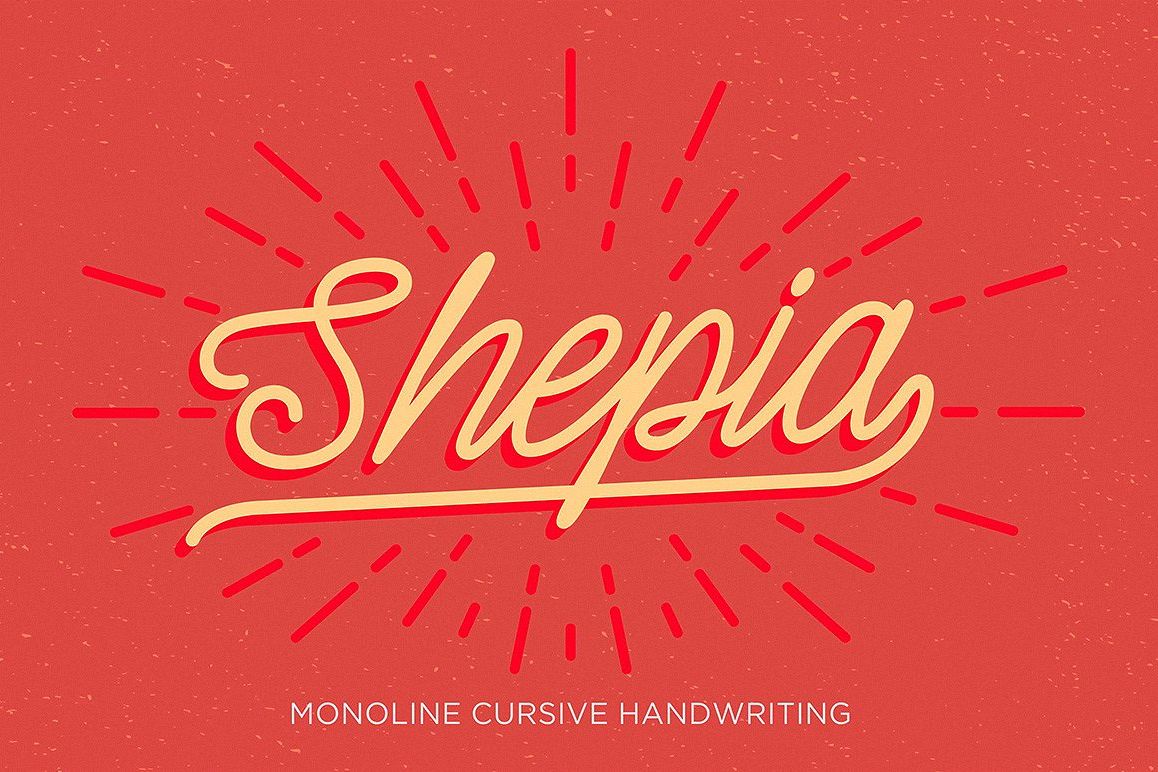 Shepia Script example image 1