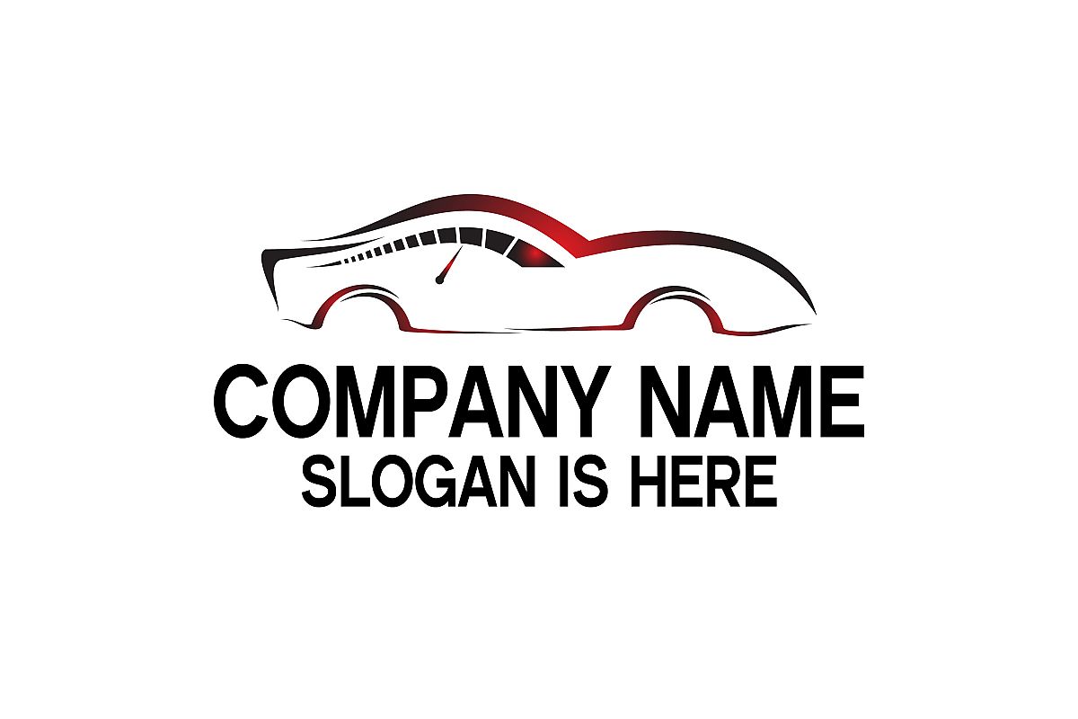 Car speed and Automotive logo design example image 1