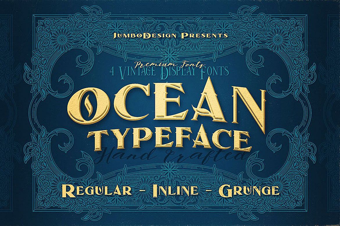 Ocean - Display Font example image 1