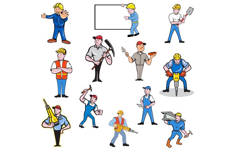 Construction Worker Set example image 1