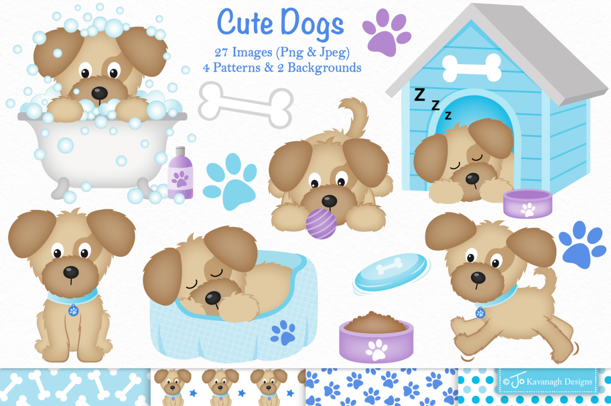 Dog clipart -C35 example image 1