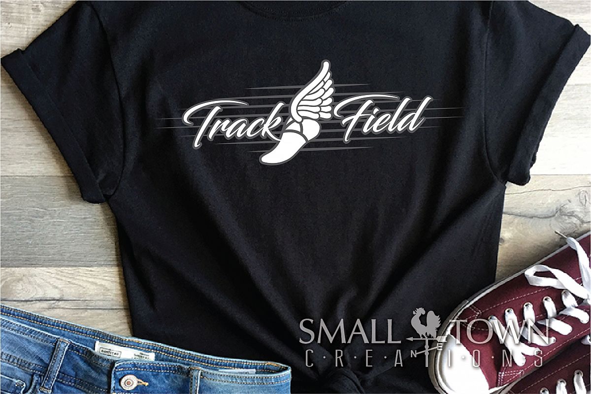 Track and Field, Team sport, Track logo, PRINT, CUT, DESIGN example image 1