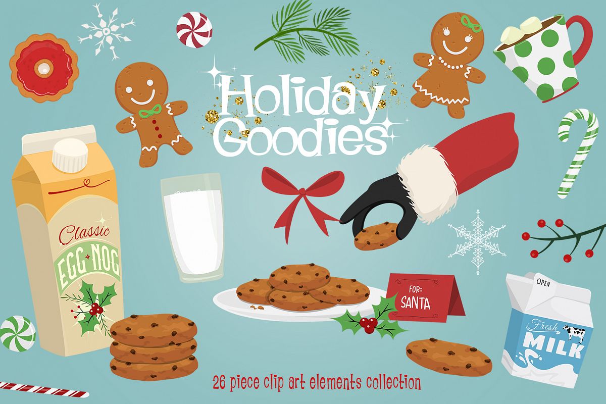 Holiday Goodies Cookies & Milk example image 1