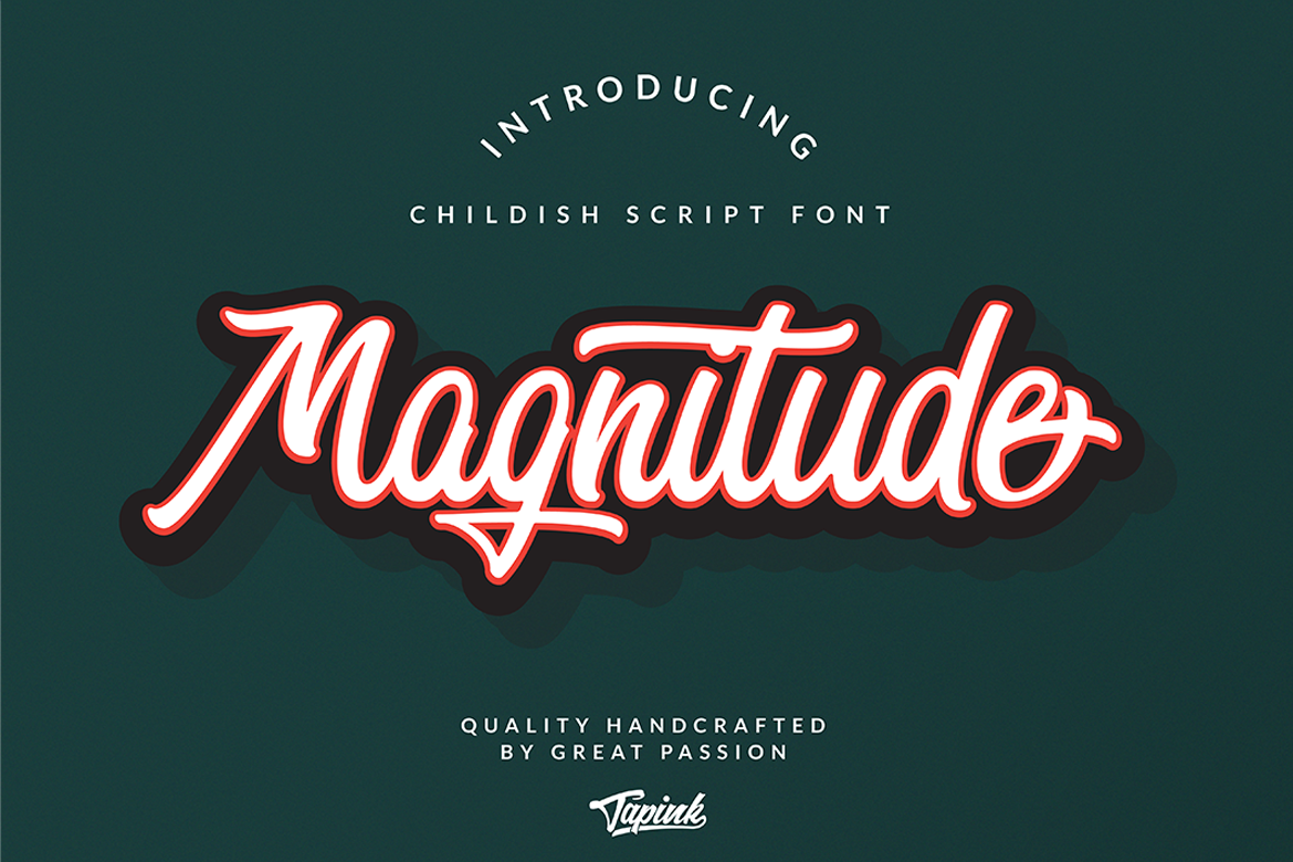 Magnitude Script Font example image 1