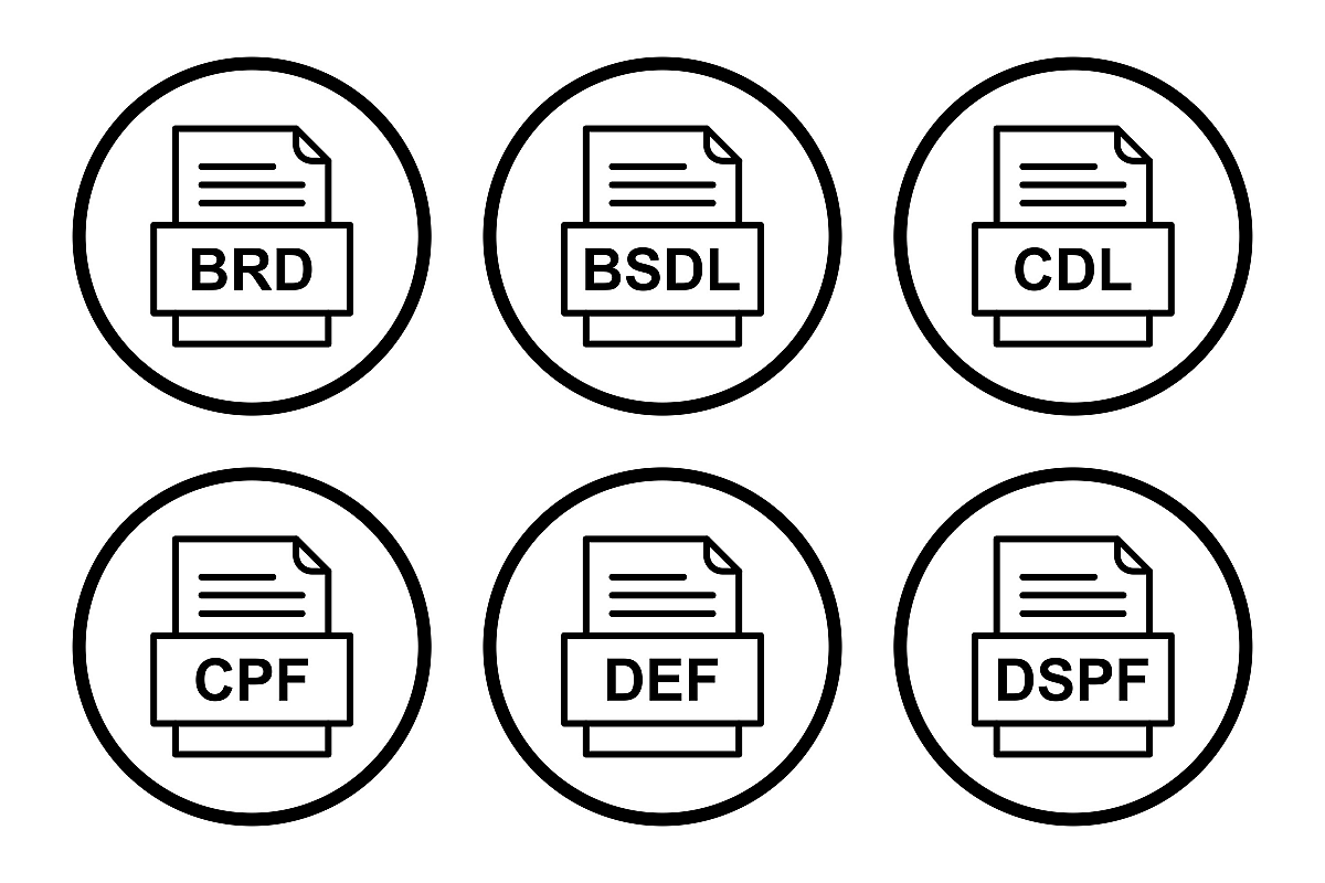 Set Of File Formats Icons example image 1