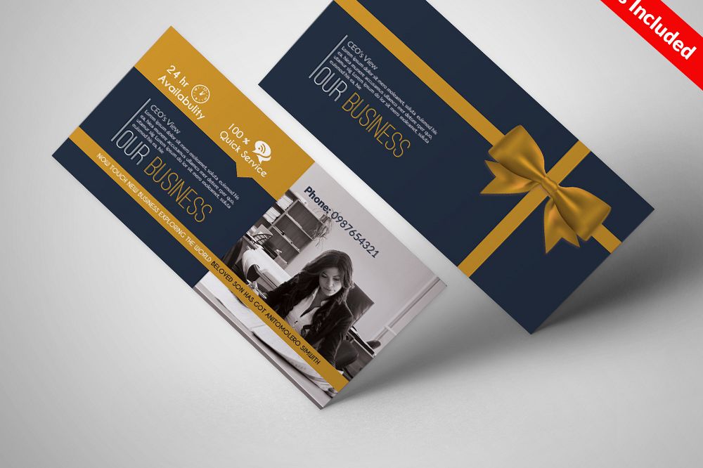 Business Vouchers Psd Templates example image 1