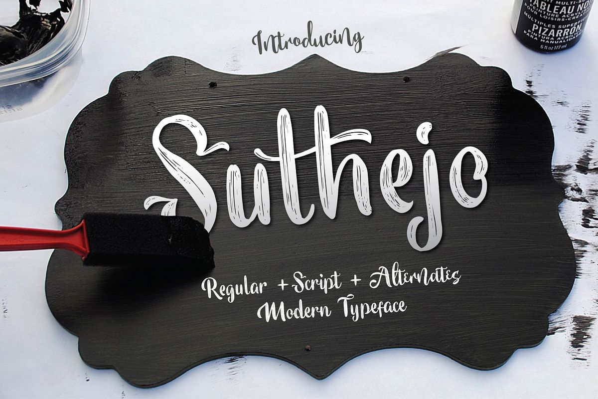 Suthejo Modern Typeface example image 1