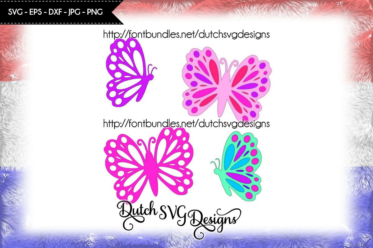 2 Butterfly cutting files / butterfly svg example image 1