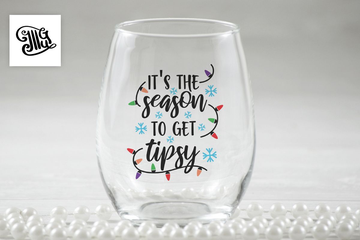 It's the season to get tipsy - Christmas wine example image 1