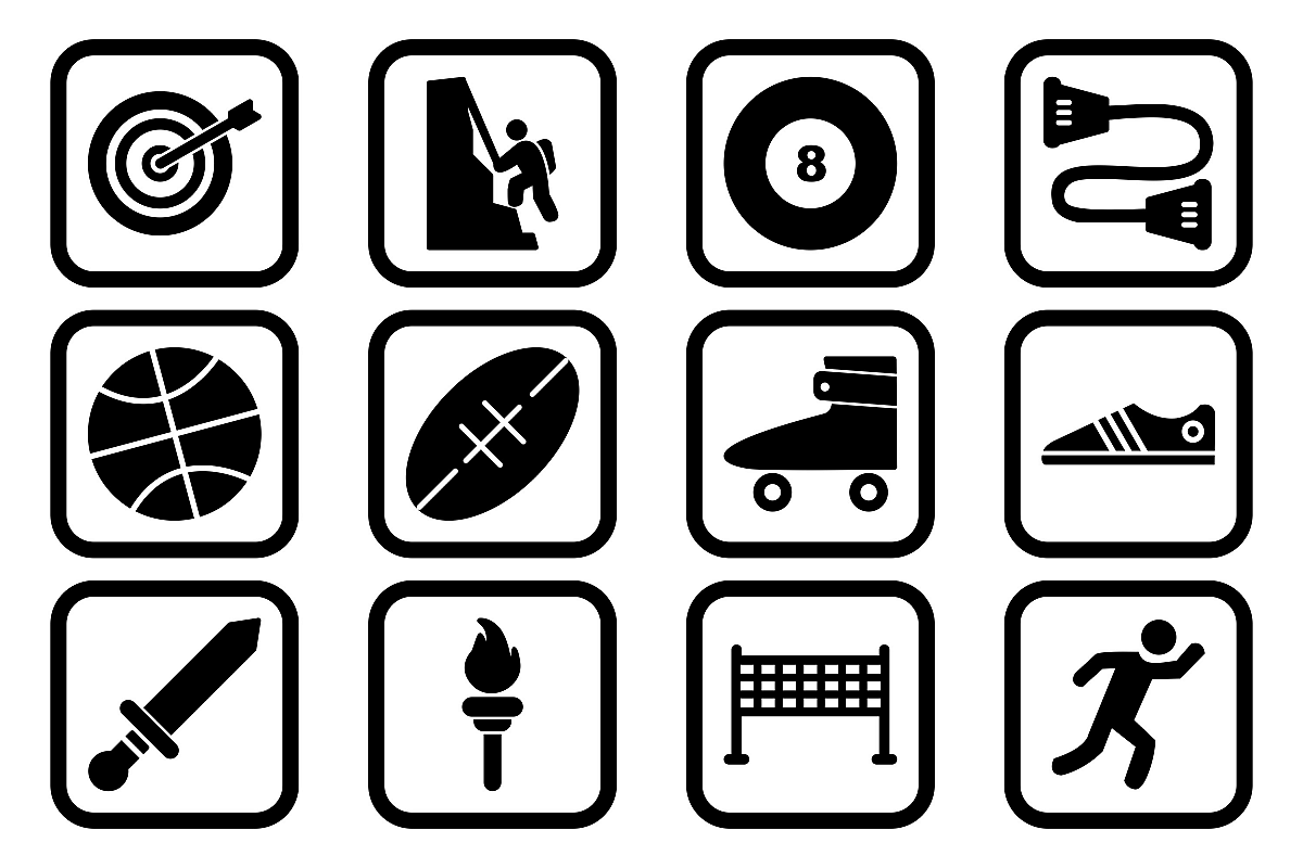 Set Of Sports And Game Icons example image 1