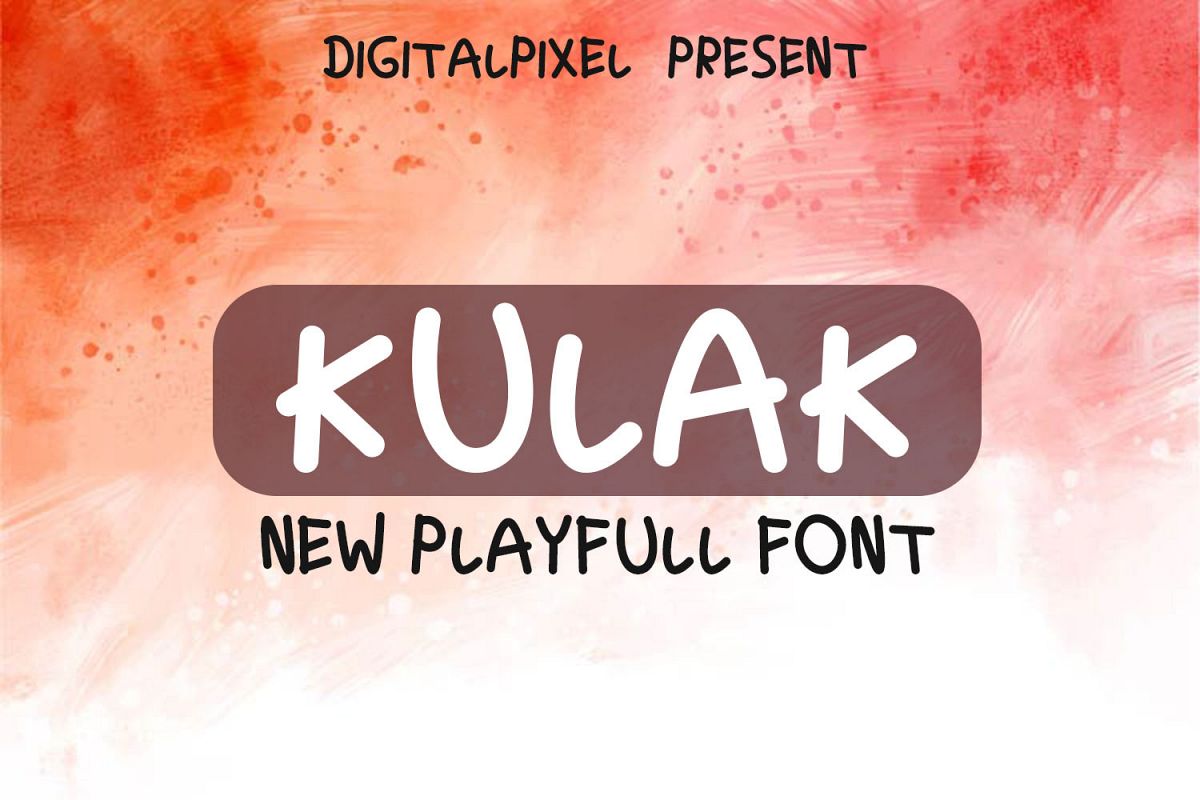 Kulak Display Playfull Font example image 1